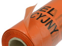 Orange warning foil 20cm x 100m