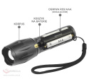 Hand LED flashlight everActive FL-600 with CREE XM-L2 18650 / 3x AAA