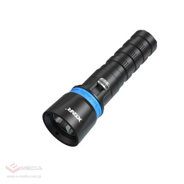Handheld LED diving flashlight Xtar DS1 1000 Lumens set with battery and charge
