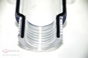 Connector, two-part straight connector for HDPE pipe 40 mm, (transparent, transparent)