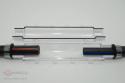 Muff, gerader zweiteiliger Verbinder für HDPE-Rohr 40mm x 25mm, (transparent, transparent)