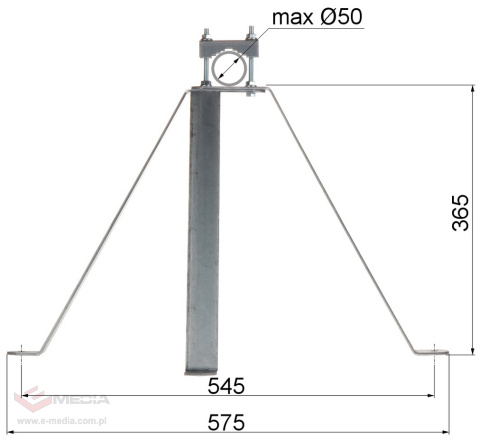 OBEJMA MUROWA OMP-50L40