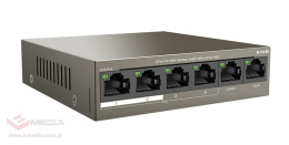 Tenda TEF1106P-4-63W switch 6x fast Ethernet, 4x PoE OUT (802.3af/at)