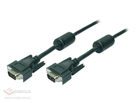 LOGILINK VGA-Kabel 2x Ferrit hQ, 5m