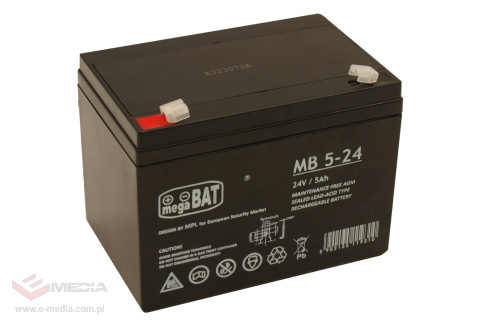 VRLA AGM Batterie 24V/5Ah