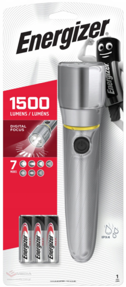 Energizer Vision HD Ultra 6AA 1500 lumen diode flashlight (LED).