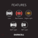 Latarka wielofunkcyjna campingowa LED Duracell 600lm