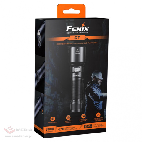 Fenix C7 LED Flashlight - 3000 Lumens