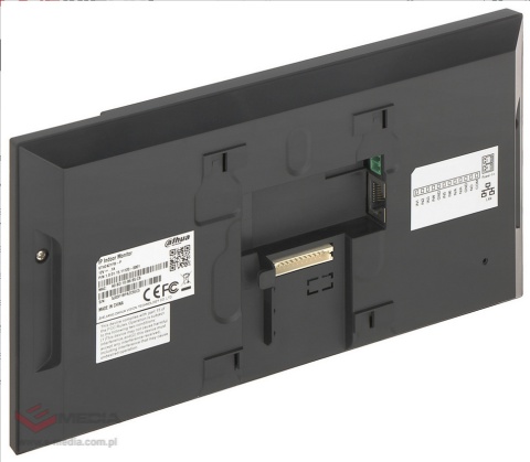 Wideodomofon IP Dahua DH KTP02; Jednorodzinny; VTO2111D-P-S2 + VTH2421FB-P; PoE, WDR, Wi-Fi, IP65 (Bez switcha)