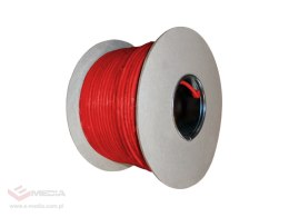 Kabel U/UTP typu linka kat.5e PVC 4x2x26/7AWG 100m czerwona ALANTEC