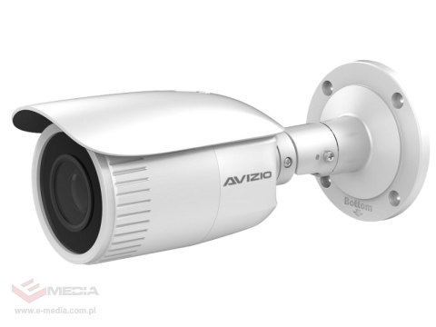 Kamera IP tubowa, 2 Mpx, 2.8-12mm, obiektyw zmiennoogniskowy AVIZIO