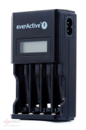 Rechargeable battery charger Ni-MH R6/AA, R03/AAA everActive NC-450 Black Edition