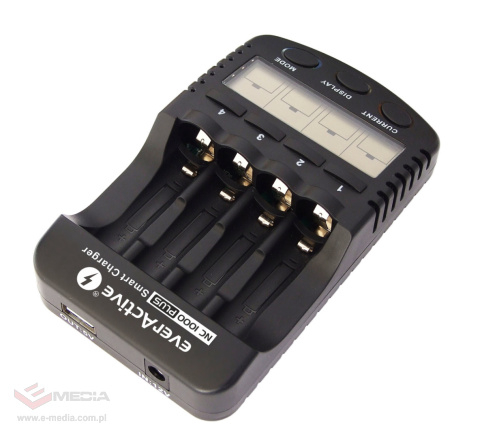 Professional everActive NC-1000 PLUS Ni-MH battery charger