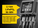 Ladegerät für Li-Ion und Ni-MH Zylinderakkus everActive UC-4000