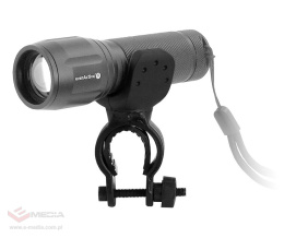 Front bike light: everActive FL-300+ Cree XP-G3 350 lumens LED flashlight + bike carrier