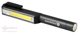 Werkstatt Inspektion Taschenlampe Diode (LED) everActive WL-200 3W COB LED