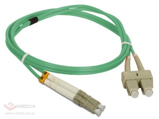 Patch cord MM OM3 LC-SC duplex 50/125 1.0m ALANTEC