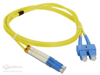 Patch cord SM LC-SC duplex 9/125 2.0m ALANTEC