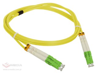 Patch cord SM LC/APC-LC/APC duplex 9/125 1.0m ALANTEC