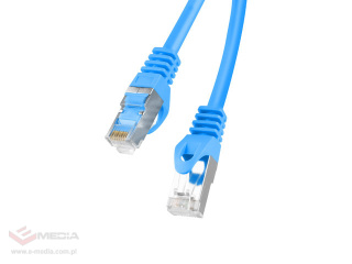 Patchcord F/UTP KAT.6 1m NIEBIESKI