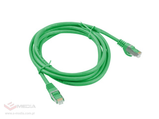 Patchcord F/UTP KAT.6 3m ZIELONY