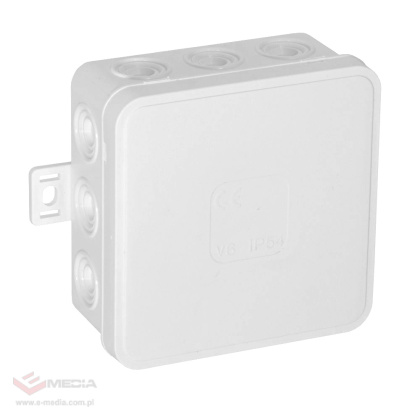 Viplast V6 Surface-mounted box 85x85x4 IP54 white