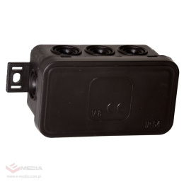 Viplast V8 Surface-mounted box 85x45x4 IP54 black