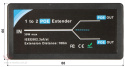 Switch POE / extender PFT1320 3 -portowy