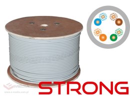 WZMOCNIONY kabel U/UTP kat.5e PVC 4PR Eca 500m STRONG - 25 lat gwarancji, badanie jakości laboratorium INTERTEK (USA) ALANTEC
