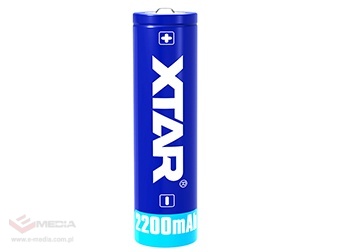 Xtar 18650 3.7V Li-ion 2200mAh battery with protection
