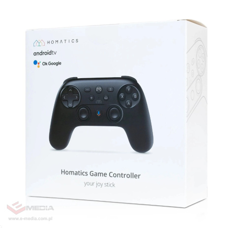 Bezprzewodowy kontroler do gier Bluetooth Homatics Gamepad biały