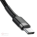 Kabel przewód USB-C PD 2.0 2m Baseus Cafule Quick Charge 3.0 3A z obsługą szybkiego ładowania 60W