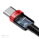 Kabel przewód USB-C PD 2.0 2m Baseus Cafule Quick Charge 3.0 5A z obsługą szybkiego ładowania 100W