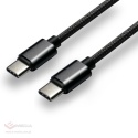 Kabel przewód USB-C PD 200cm Power Delivery 3A z obsługą szybkiego ładowania 60W