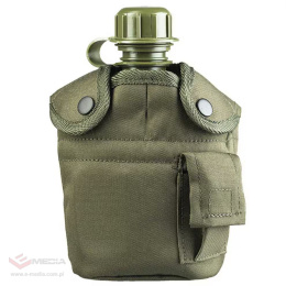 Mil-Tec US Plastic Canteen with Cover and Cup - Olive