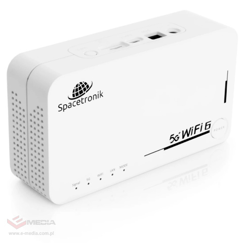 Mobilny przenośny router 5G na kartę SIM Wi-Fi 6 AX1800 SP-RM50 Spacetronik