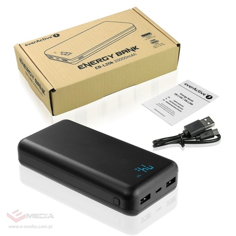 Powerbank (Powerbank) everActive Energy Bank EB-L20k 20000 mAh