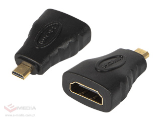 Przejście HDMI wtyk micro - HDMI gniazdo