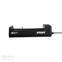 Szybka ładowarka do akumulatorów cylindrycznych Li-ion 18650 Xtar SC1 USB-C