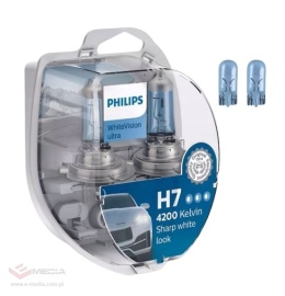 Autolampe H7 Philips White Vision ultra - 2 Stück