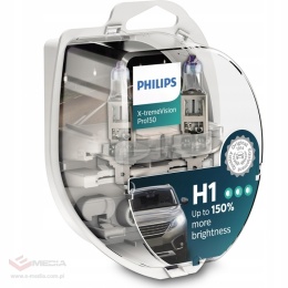 Żarówki samochodowe H1 Philips X-Treme Vision PRO +150% - 2 sztuki