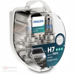 Żarówki samochodowe H7 Philips X-Treme Vision PRO +150% - 2 sztuki