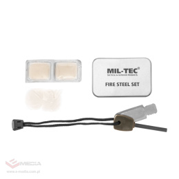 Mil-Tec Fire Starter Survival Kit - Fire Steel Set