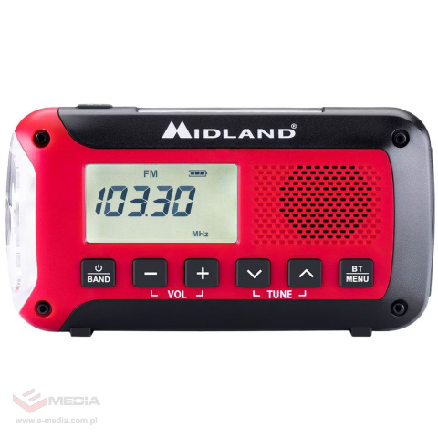 Midland ER250 AM/FM/BT Emergency Radio
