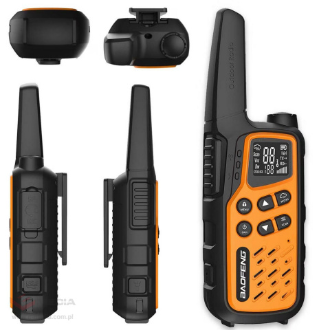 Baofeng BF-T25E PMR radio 2 pcs. - Orange