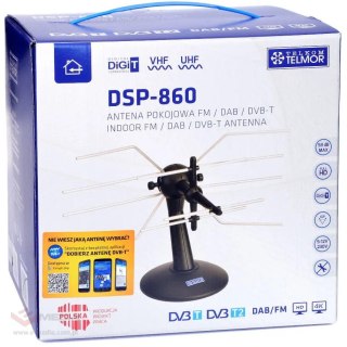 Antena pokojowa Telmor DSP-860 DVB-T2 aktywna