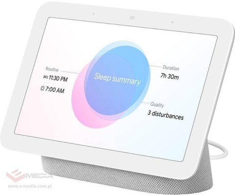 Głośnik Google Nest Hub z Asystentem Google 2gen Chalk