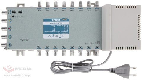 MULTISWITCH MR-516 5 WEJŚĆ/16 WYJŚĆ TERRA