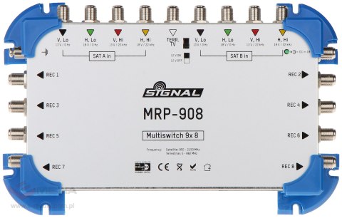 MULTISWITCH MRP-908 9 WEJŚĆ / 8 WYJŚĆ SIGNAL