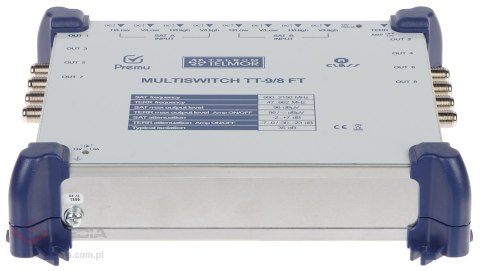 MULTISWITCH TT-9/8-FT-PREMU 9 WEJŚĆ / 8 WYJŚĆ PREMU TELMOR